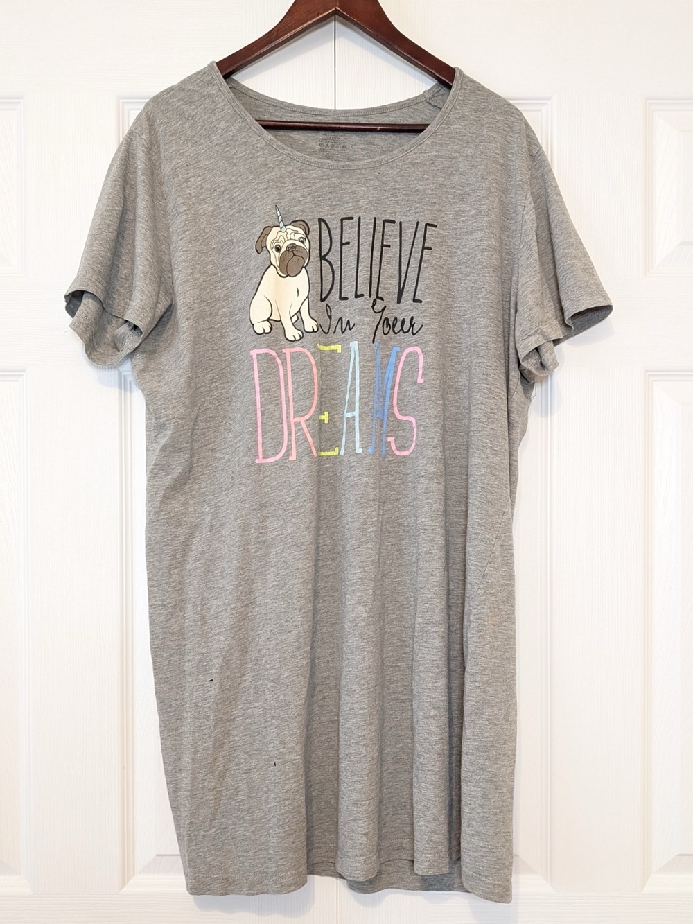 Pug Unicorn Sleep Shirt